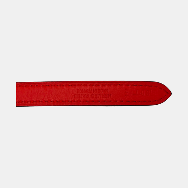 Leather Belt Orange