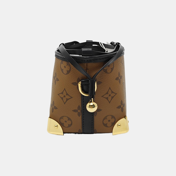 NOÉ PURSE LV CHARMS Monogram Coated Canvas Brown
