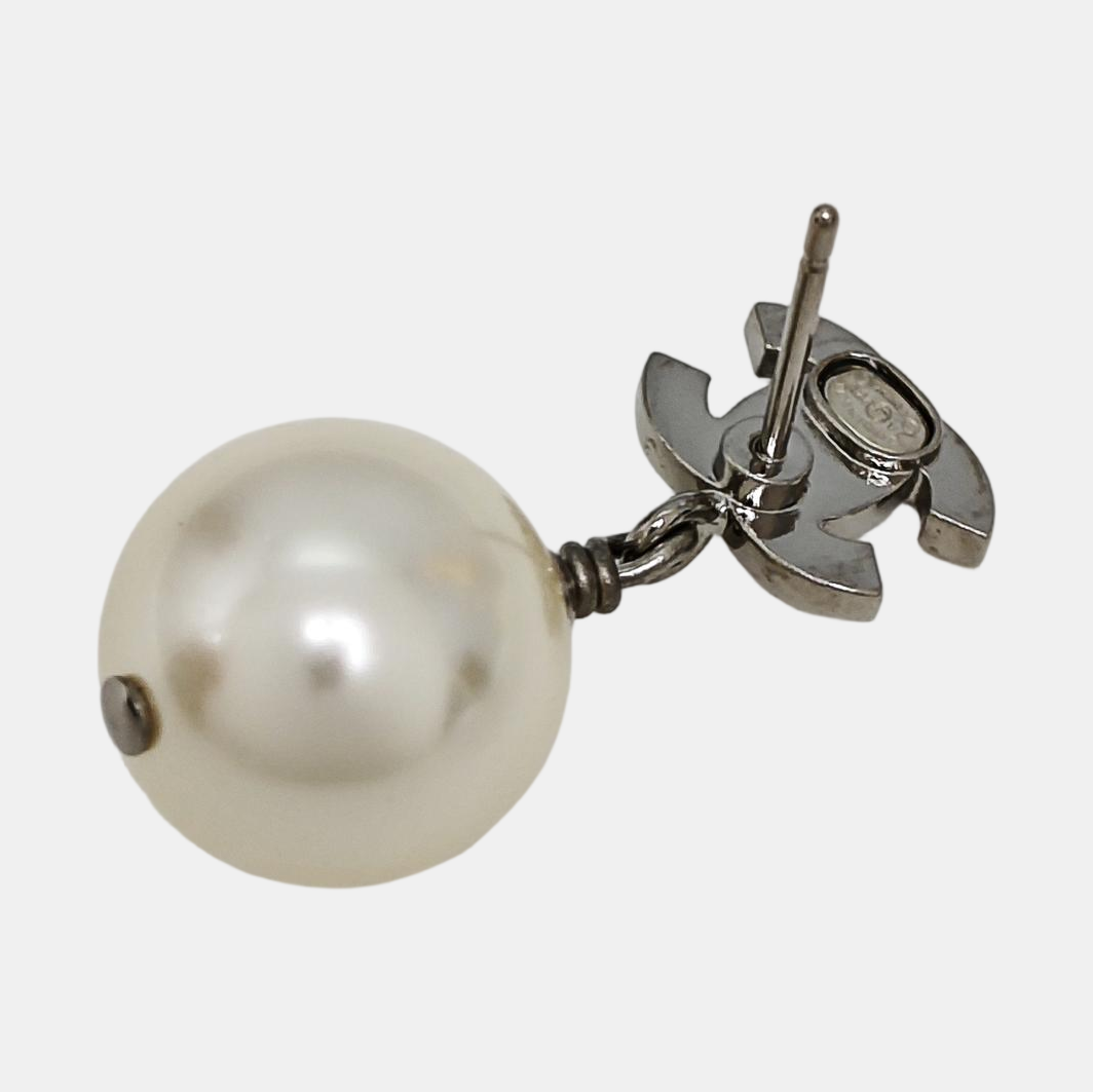 Metal Silver Earrings