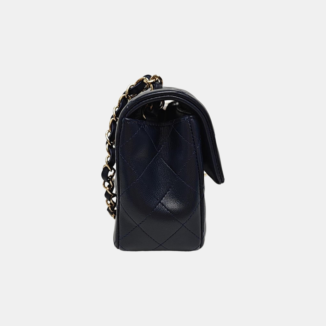 CLASSIC FLAP Mini Quilted Lambskin Blue