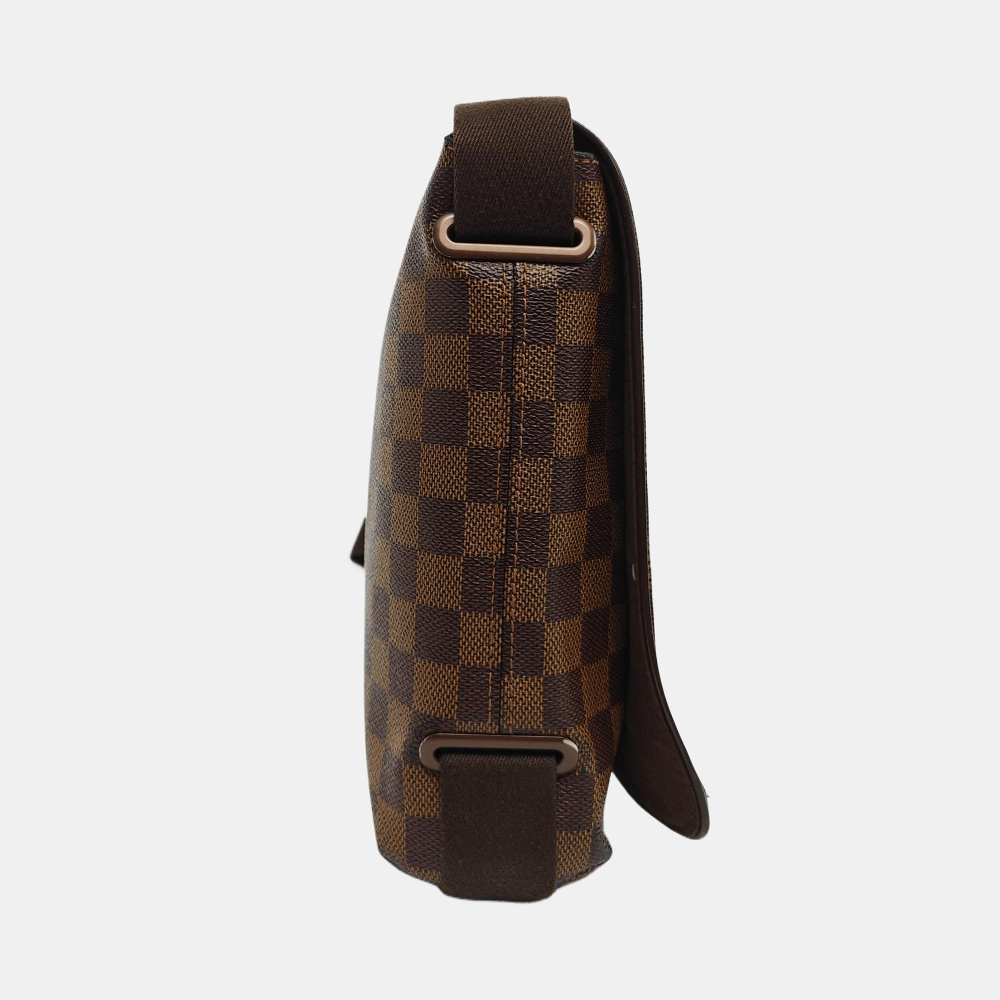 BROOKLYN PM Damier Ebene Coated Canvas Brown