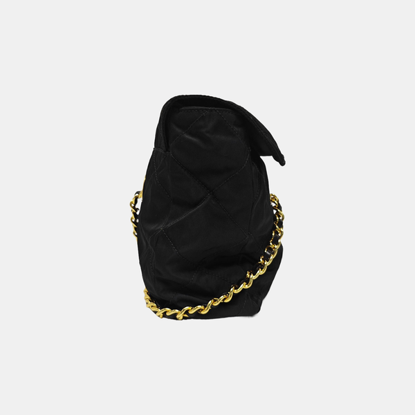 Nylon Quilted Nylon Black