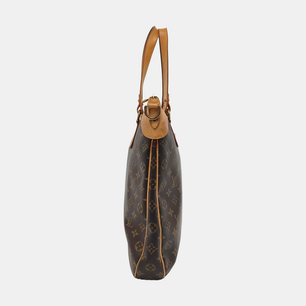 ODEON Monogram Coated Canvas Brown
