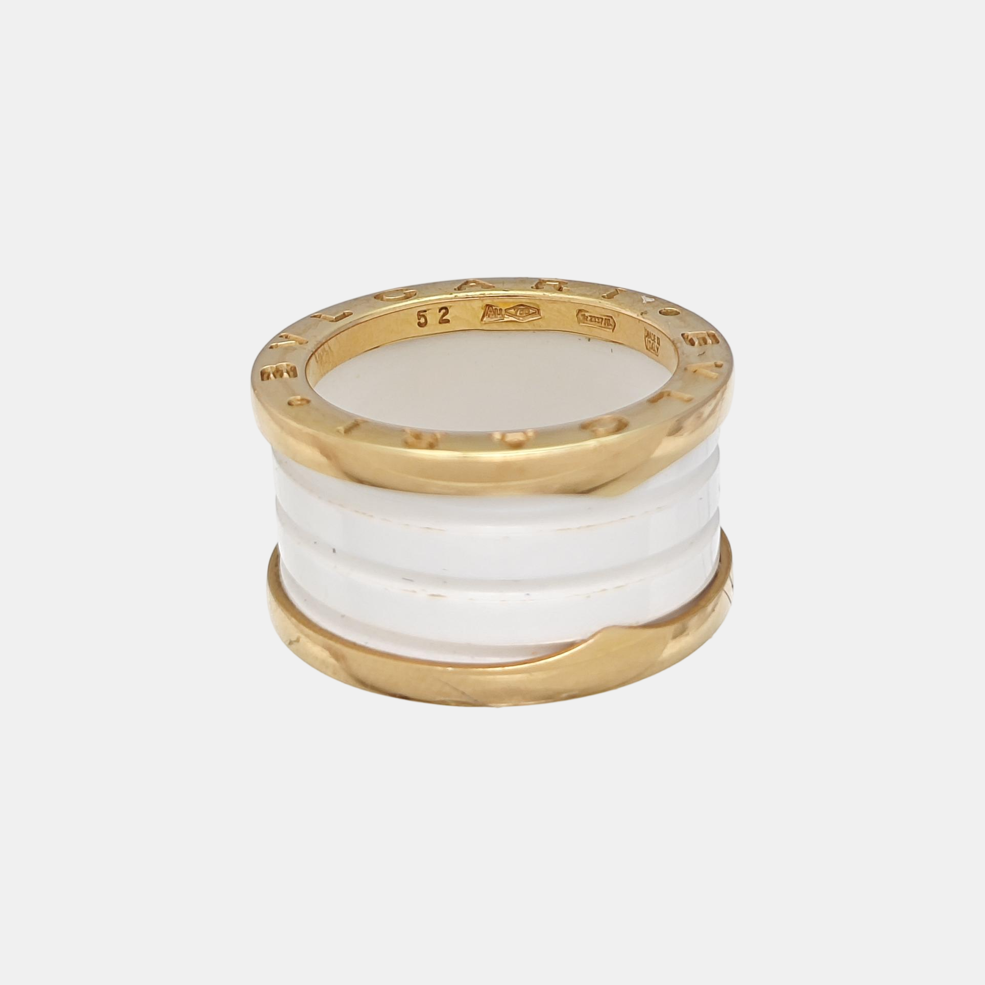 B.ZERO1 18k Rose Gold Ring EU 52