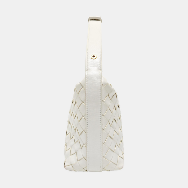 Calfskin Top Handle Bag White