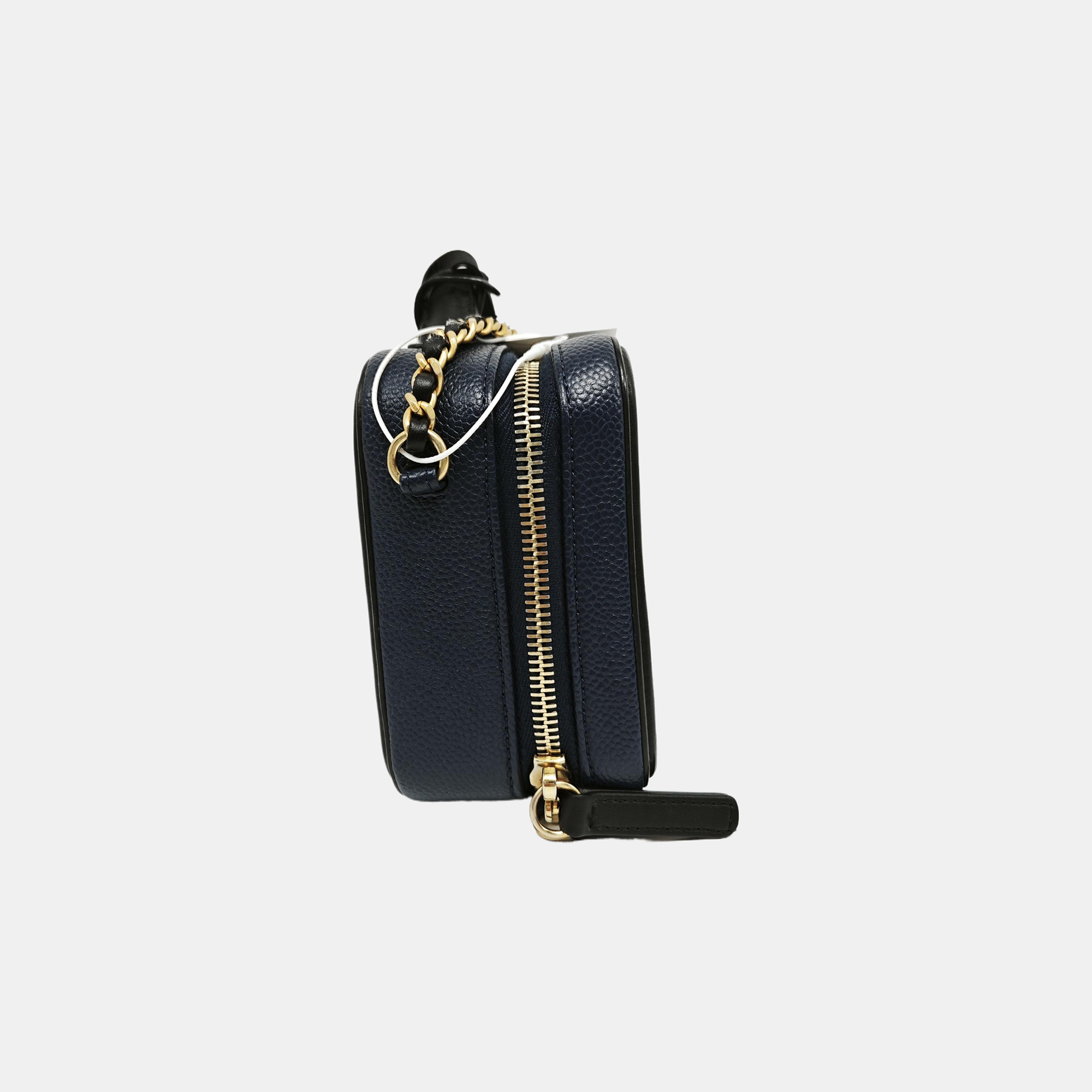 Authenticated pre-owned  FILIGREE Small Quilted Grained Calfskin Blue - Shoulder Bag at Looply