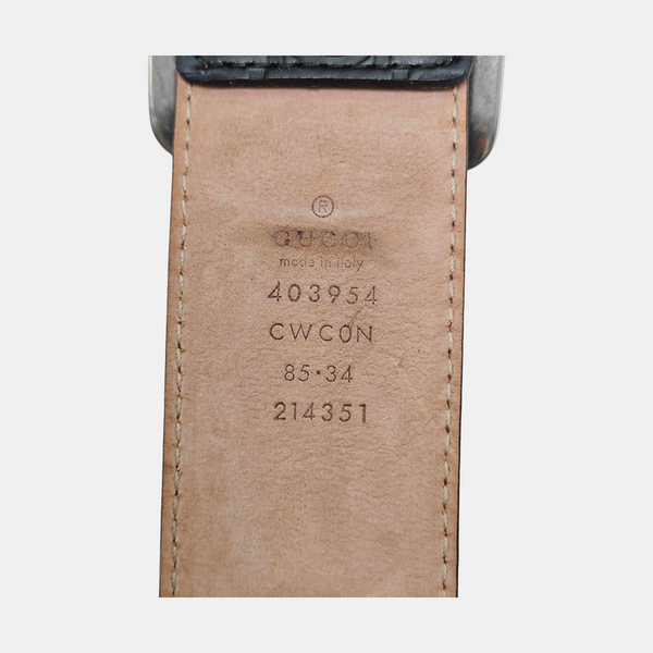 Leather Belt Black