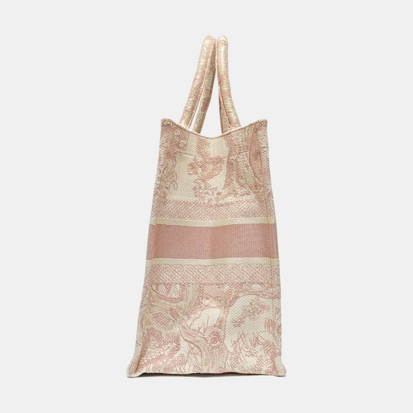 Book Tote Medium Canvas Pink