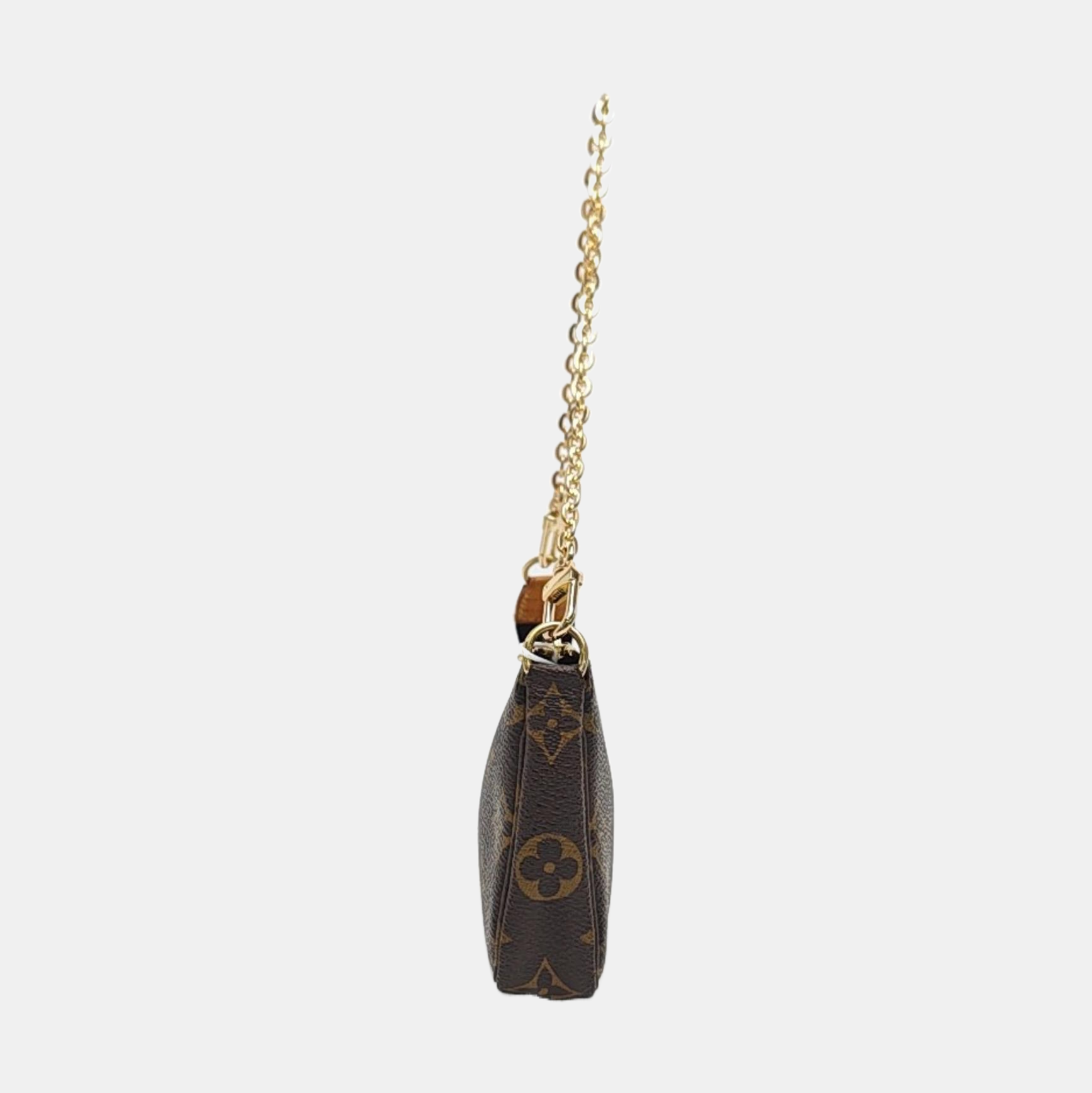 ACCESSOIRES MM Monogram Coated Canvas Brown
