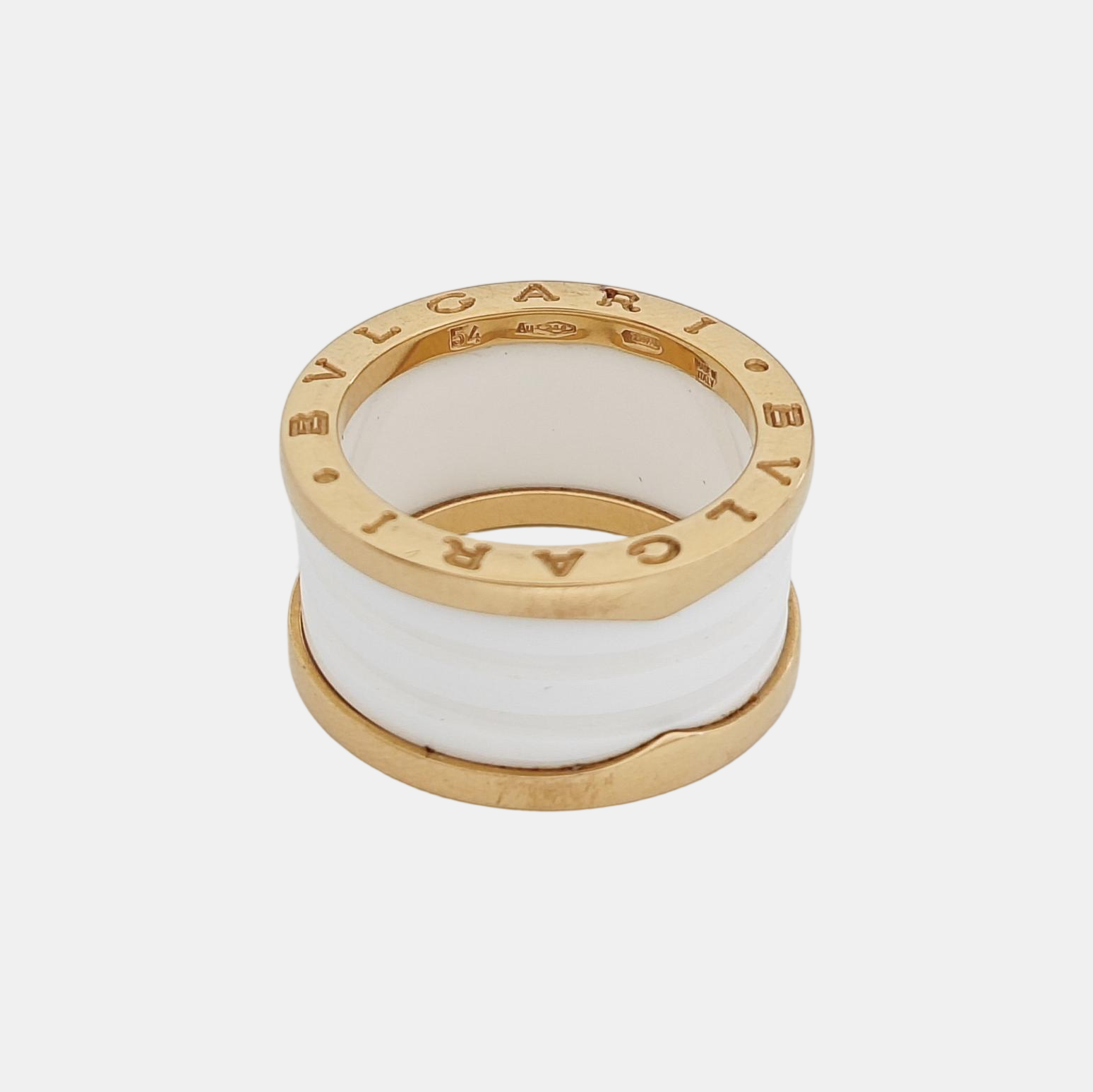 B.ZERO1 18k Rose Gold Ring EU 54