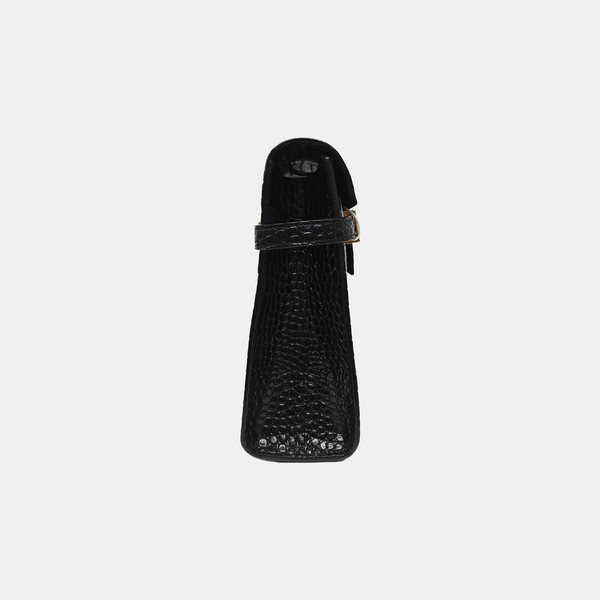 MANHATTAN Medium Calfskin Black