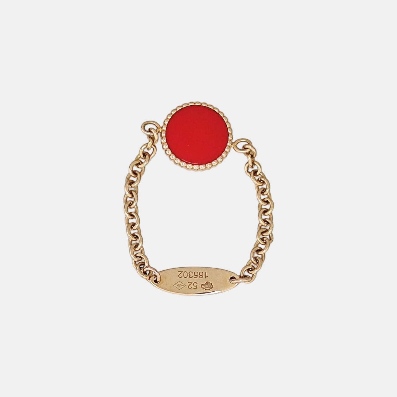 Rose Des Vents 18k Gold Rose Gold Ring EU 52