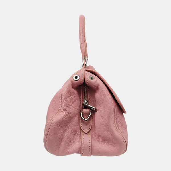 Calfskin Shoulder Bag Pink