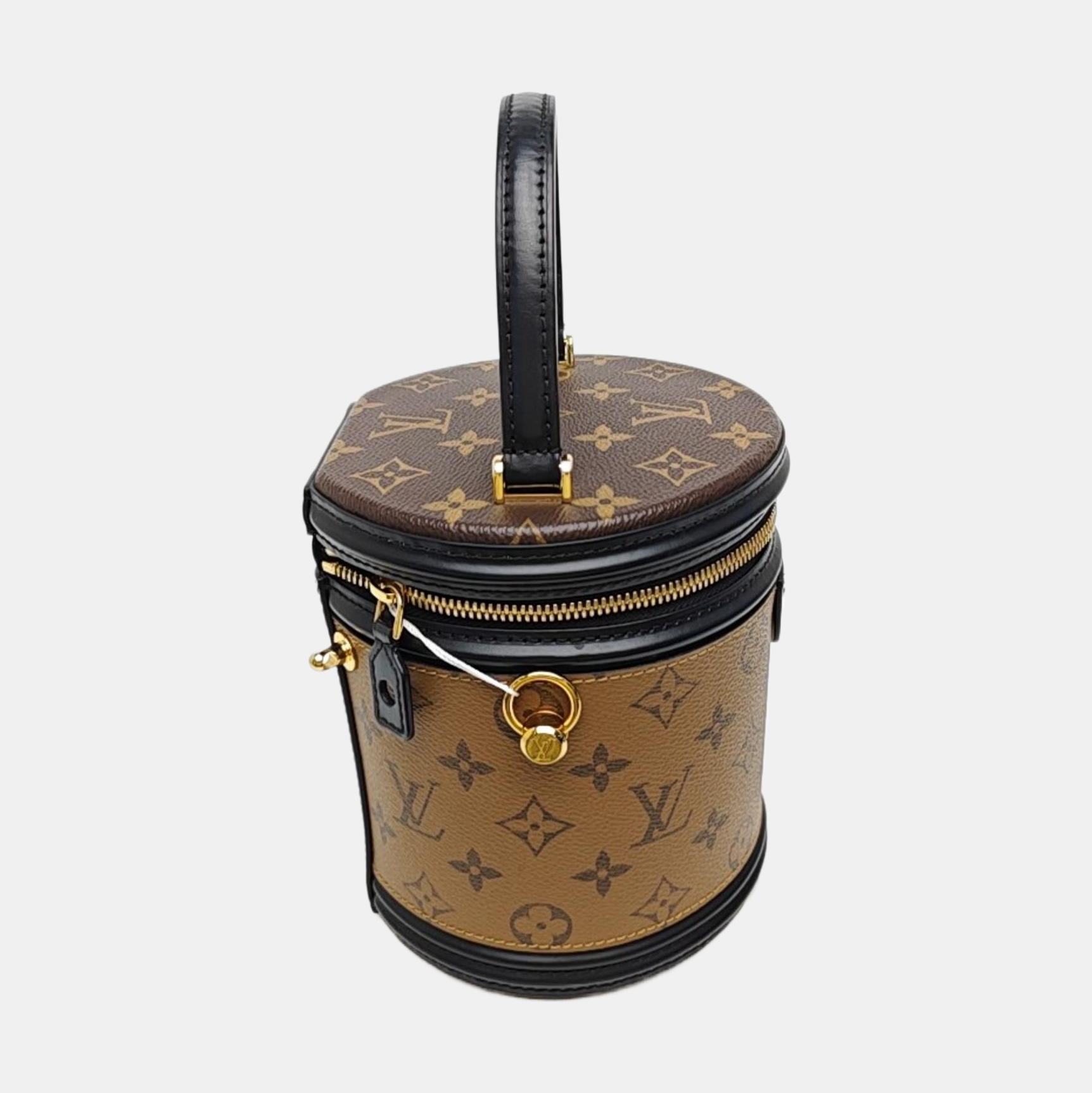 CANNES PM Monogram Coated Canvas Brown