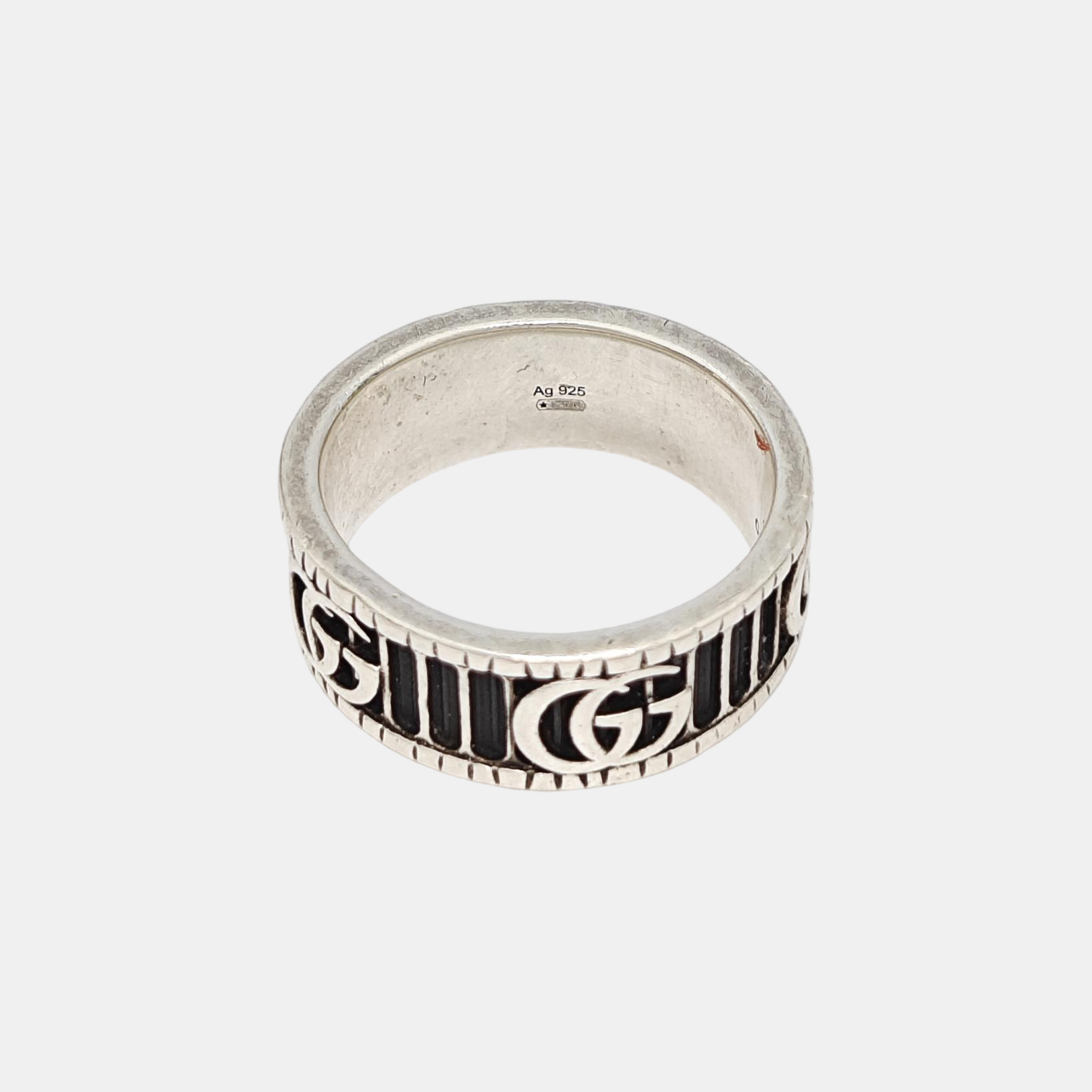 GG Running 925 Sterling Silver Ring HK 13