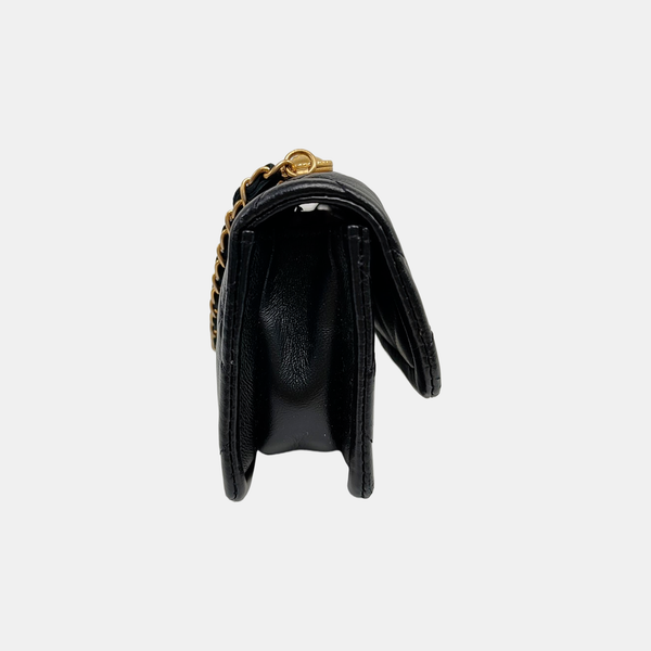 BIJOUX FLAP Quilted Lambskin Black