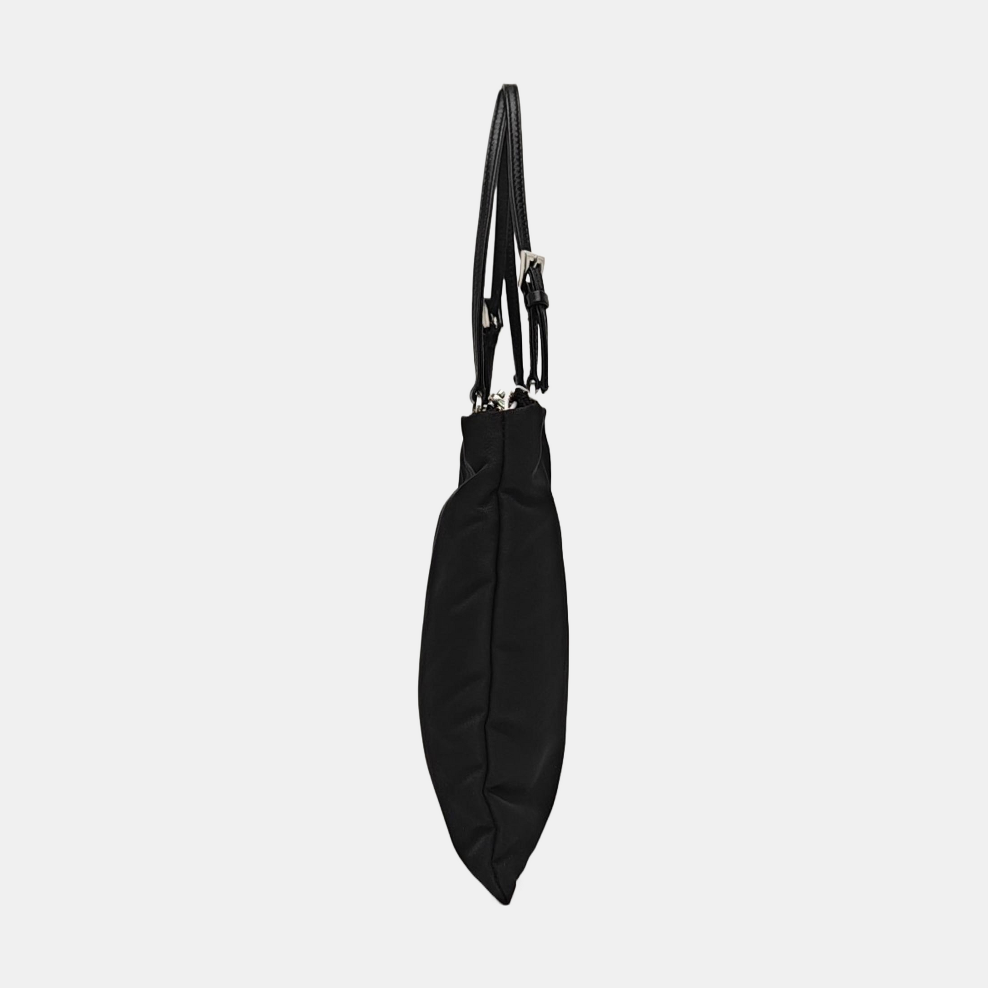 Nylon Shoulder Bag Black