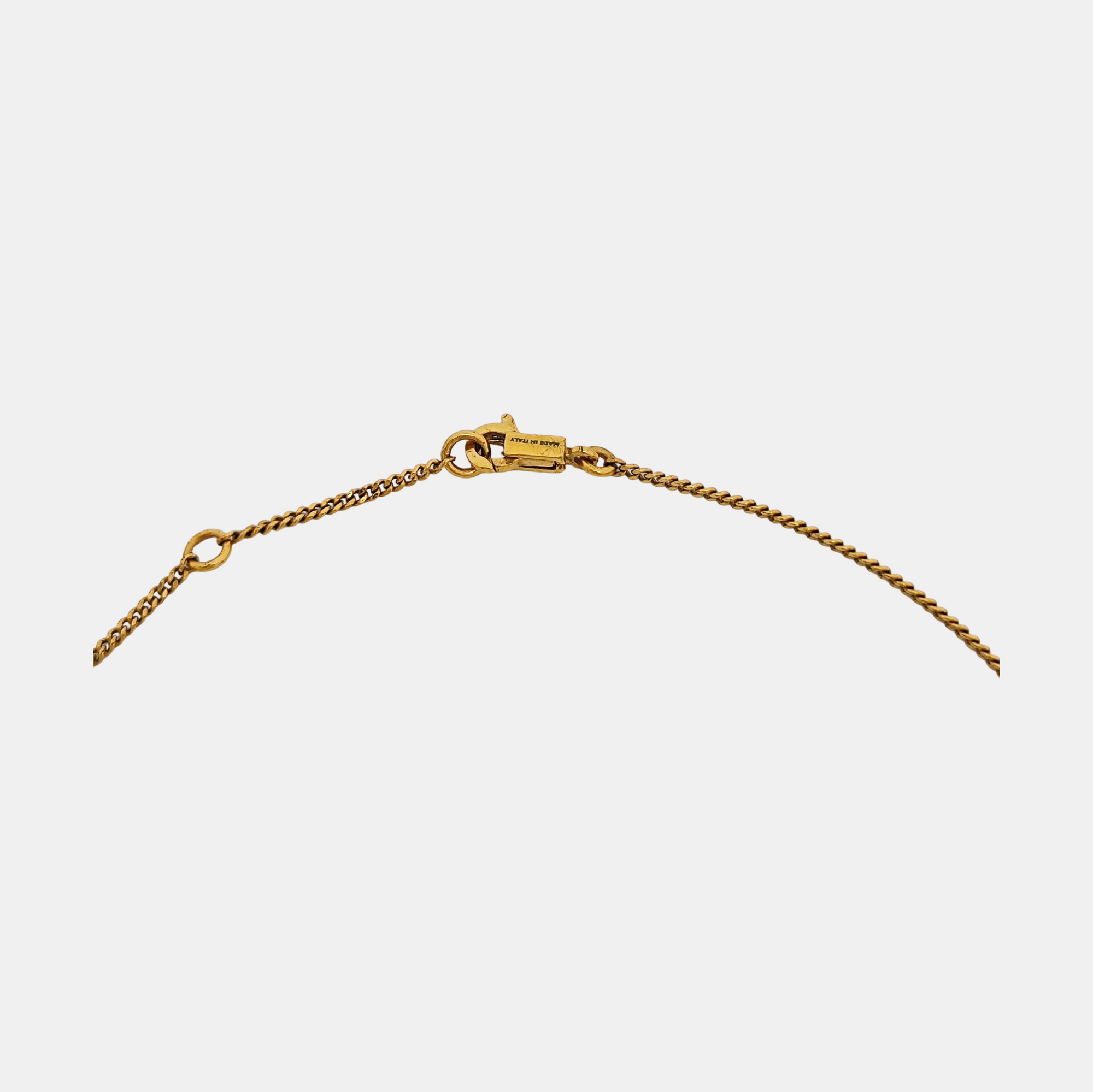 ALPHABET Brass Gold Necklace