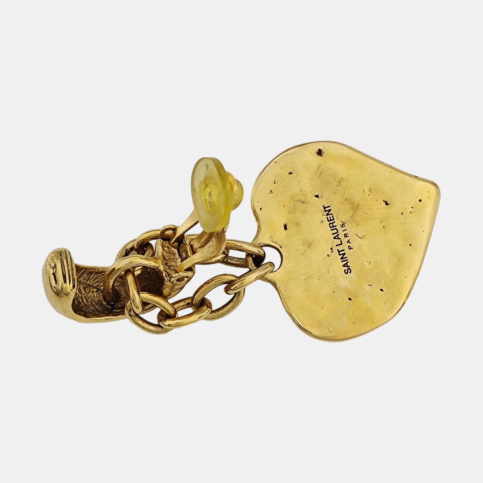 Metal Gold Clip On Earrings