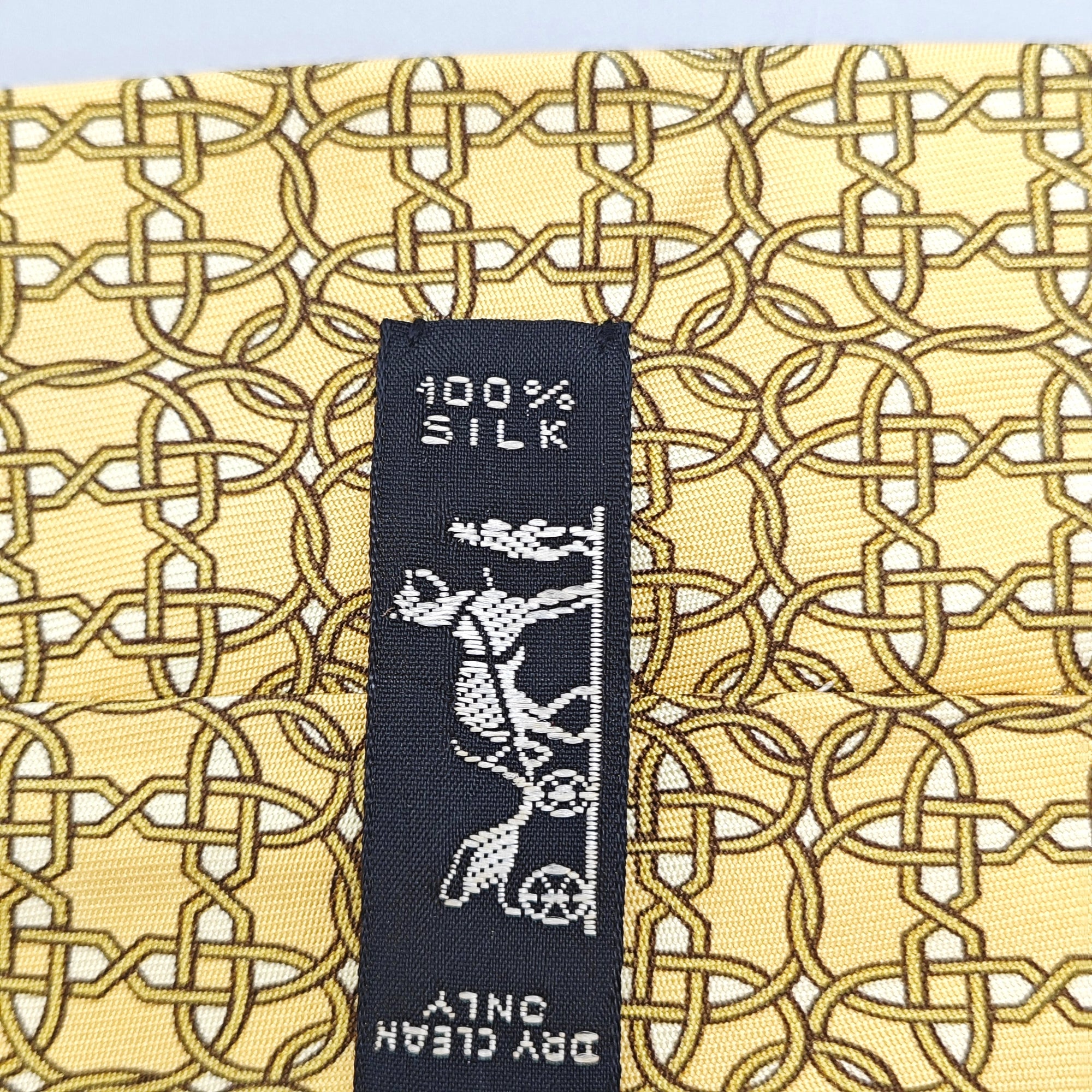 Mulberry Silk Tie Yellow