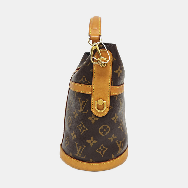 DUFFLE Monogram Coated Canvas Brown