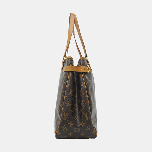 BATIGNOLLES MM Monogram Coated Canvas Brown