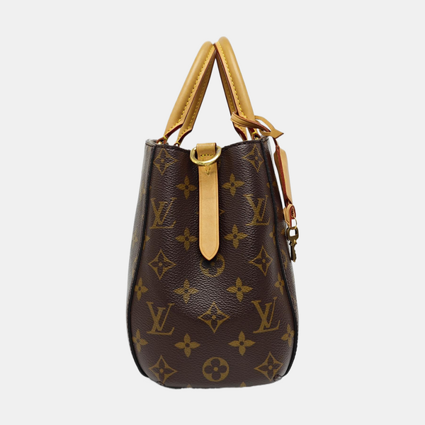 MONTAIGNE Monogram Coated Canvas Brown
