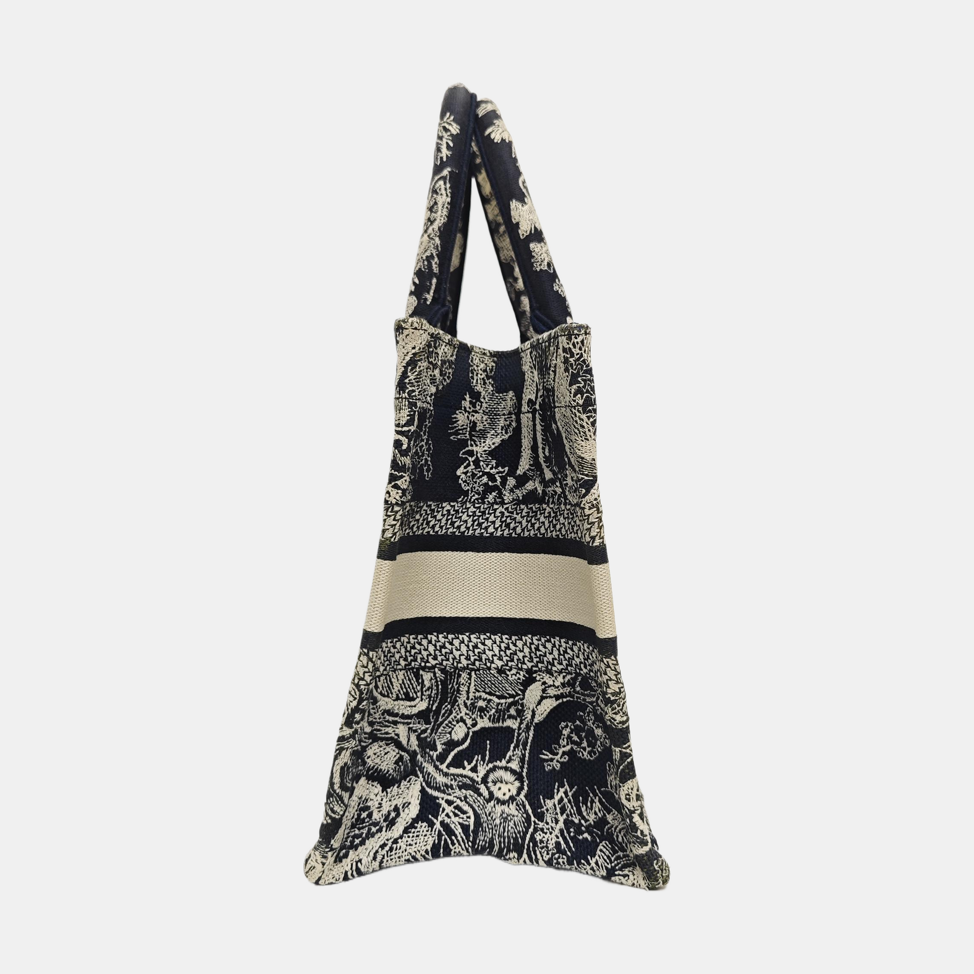 Book Tote Small Canvas Blue
