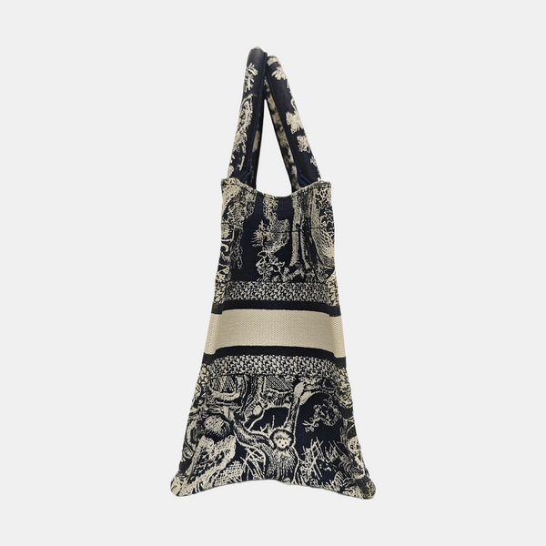 Book Tote Small Canvas Blue