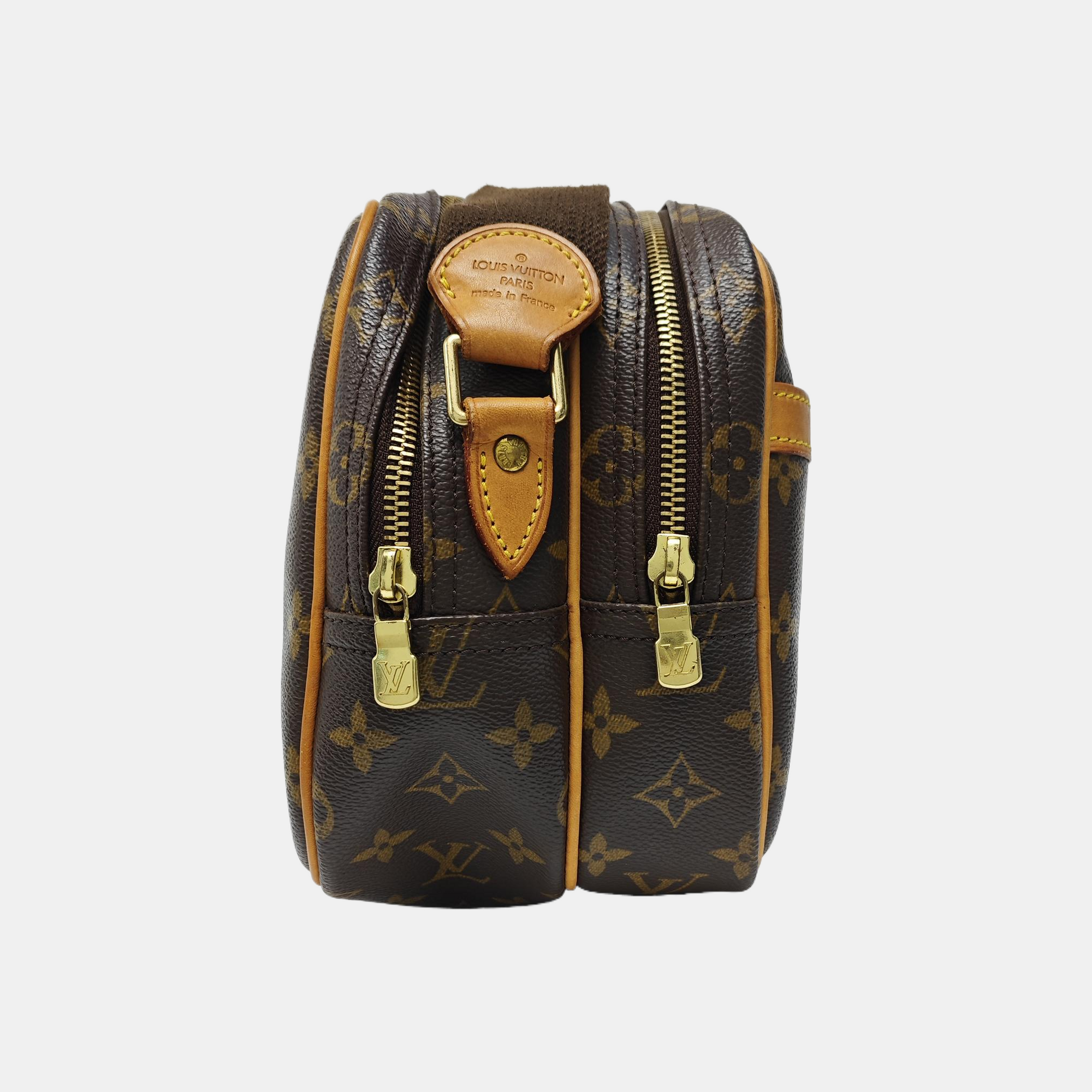 REPORTER Monogram Coated Canvas Brown