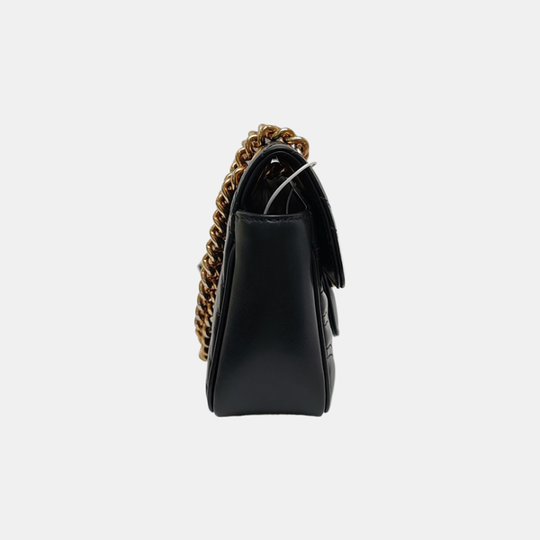 GG Marmont Small Quilted Calfskin Black