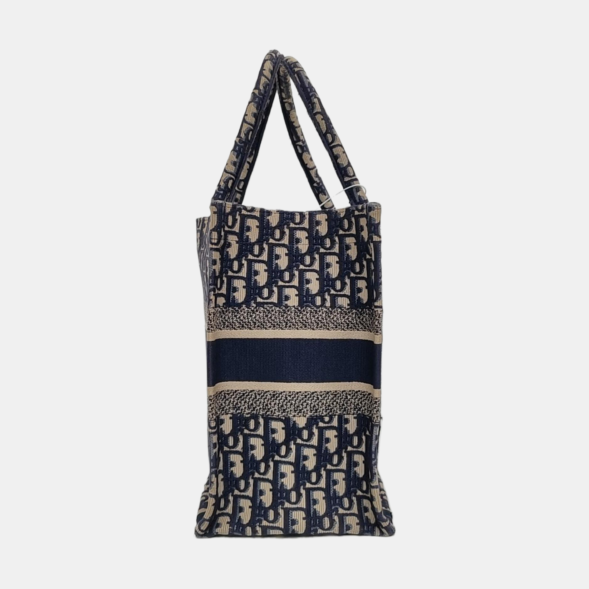 Authenticated pre-owned  Book Tote Medium Monogram Canvas Blue - Tote Bag at Looply