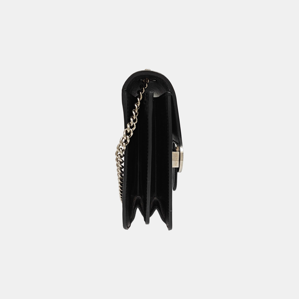 Interlocking G Small Calfskin Black