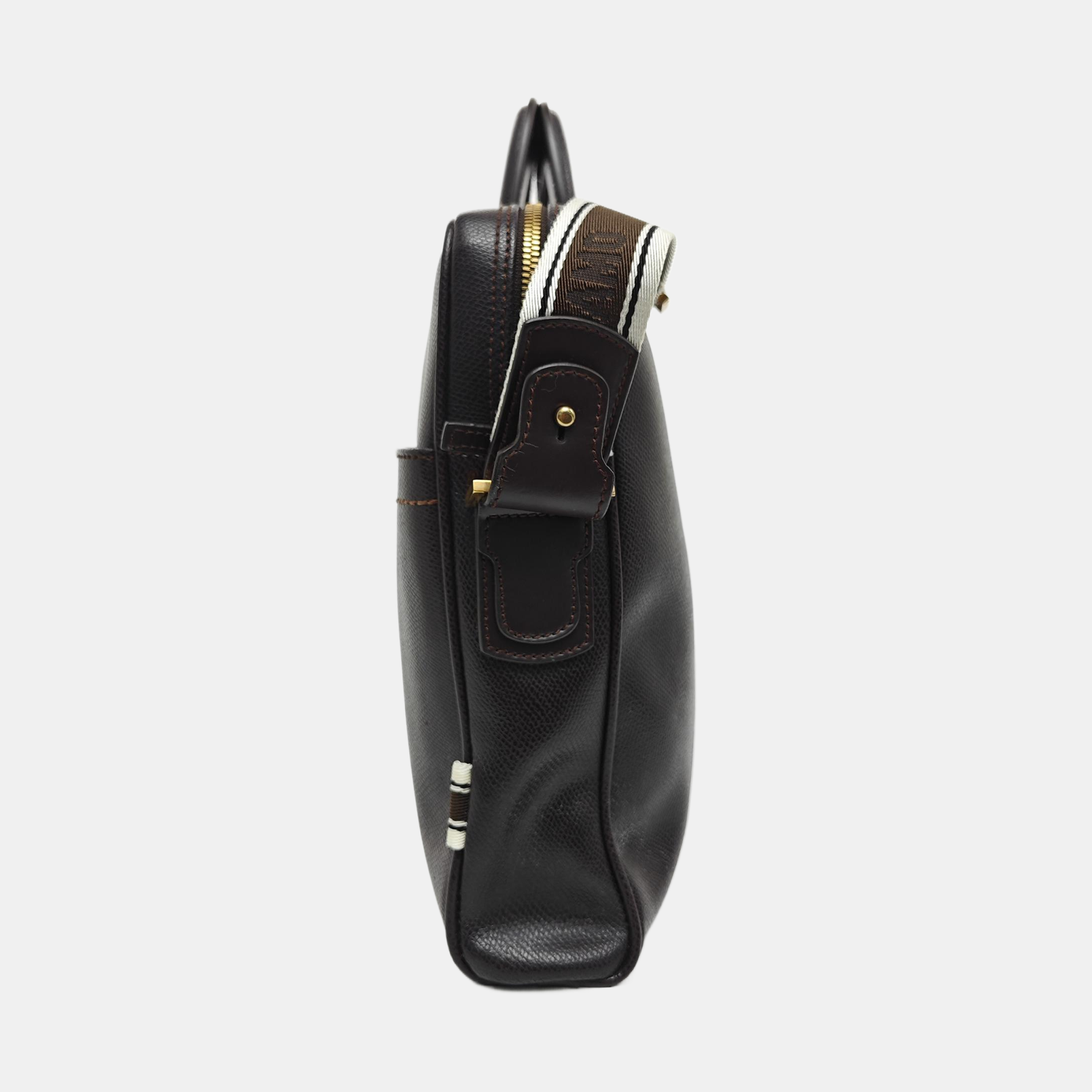 Calfskin Shoulder Bag Brown