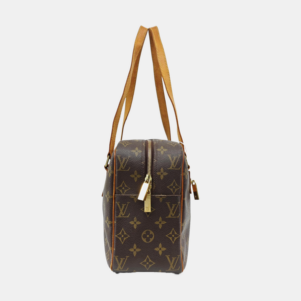 CITE GM Monogram Coated Canvas Brown