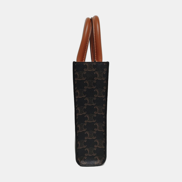 CABAS CELINE Mini Coated Canvas Brown