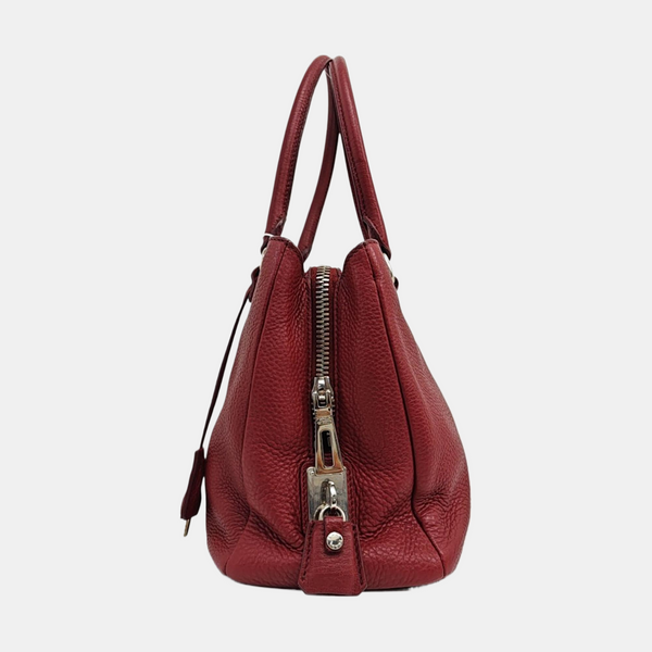 Calfskin Tote Bag Red