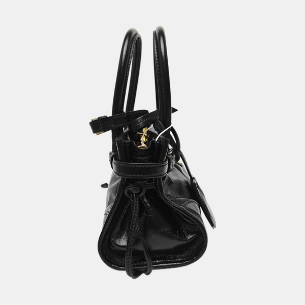 Bonnie Small Calfskin Black