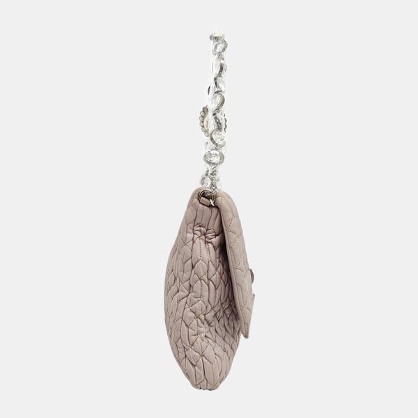 Crystal Quilted Lambskin Pink