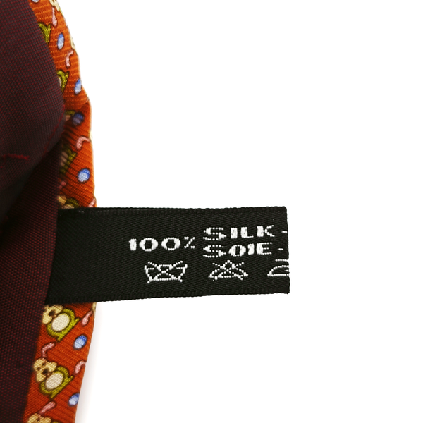 Mulberry Silk Tie Orange