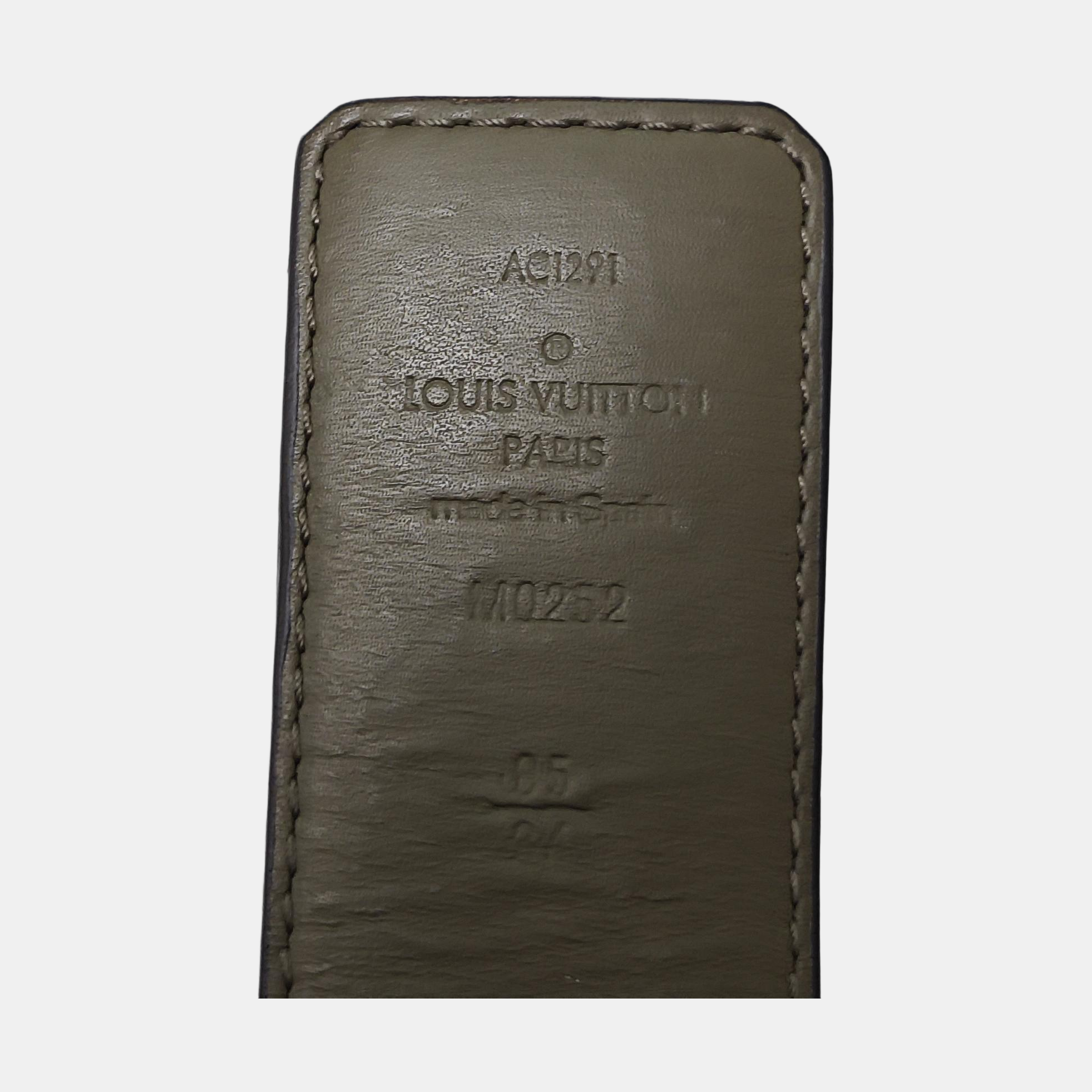 Coated Canvas Belt Gray