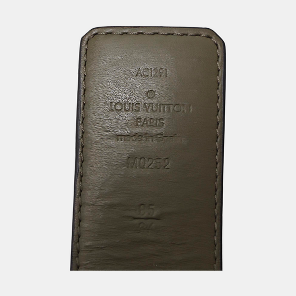 Coated Canvas Belt Gray