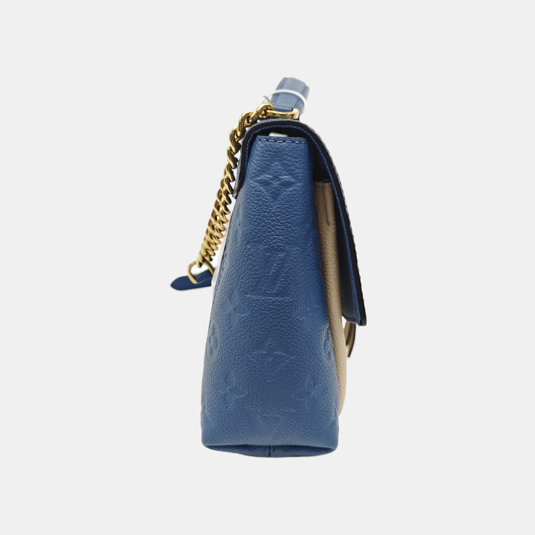 BLANCHE BB Monogram Calfskin Blue