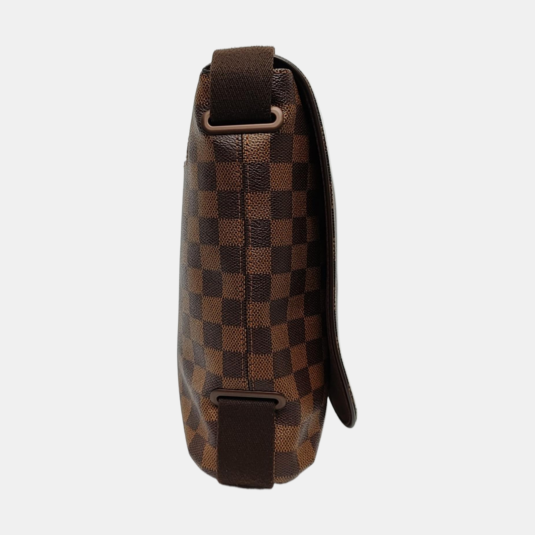 BROOKLYN Damier Ebene Coated Canvas Brown