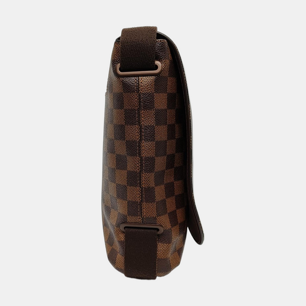 BROOKLYN Damier Ebene Coated Canvas Brown