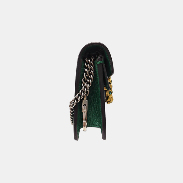 Dionysus Super Mini Calfskin Green