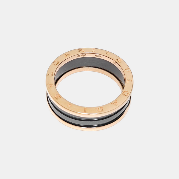 B.ZERO1 18k Rose Gold Ring EU 67