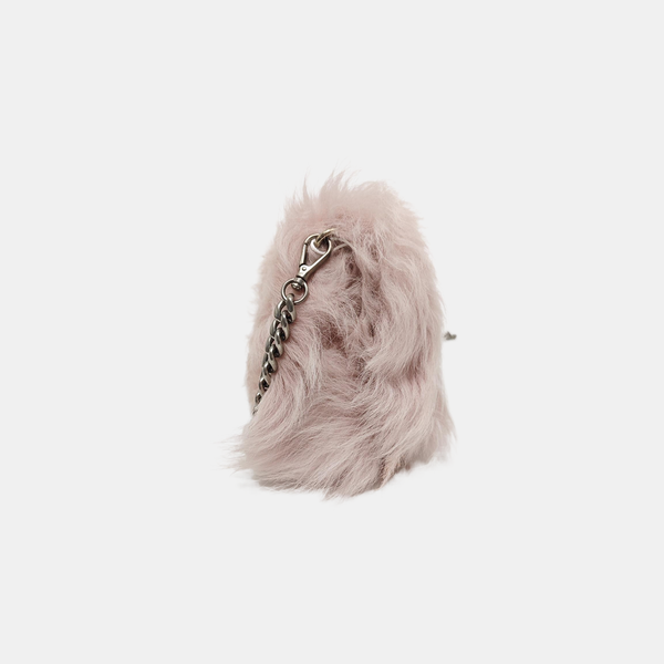 Fabric Shoulder Bag Pink