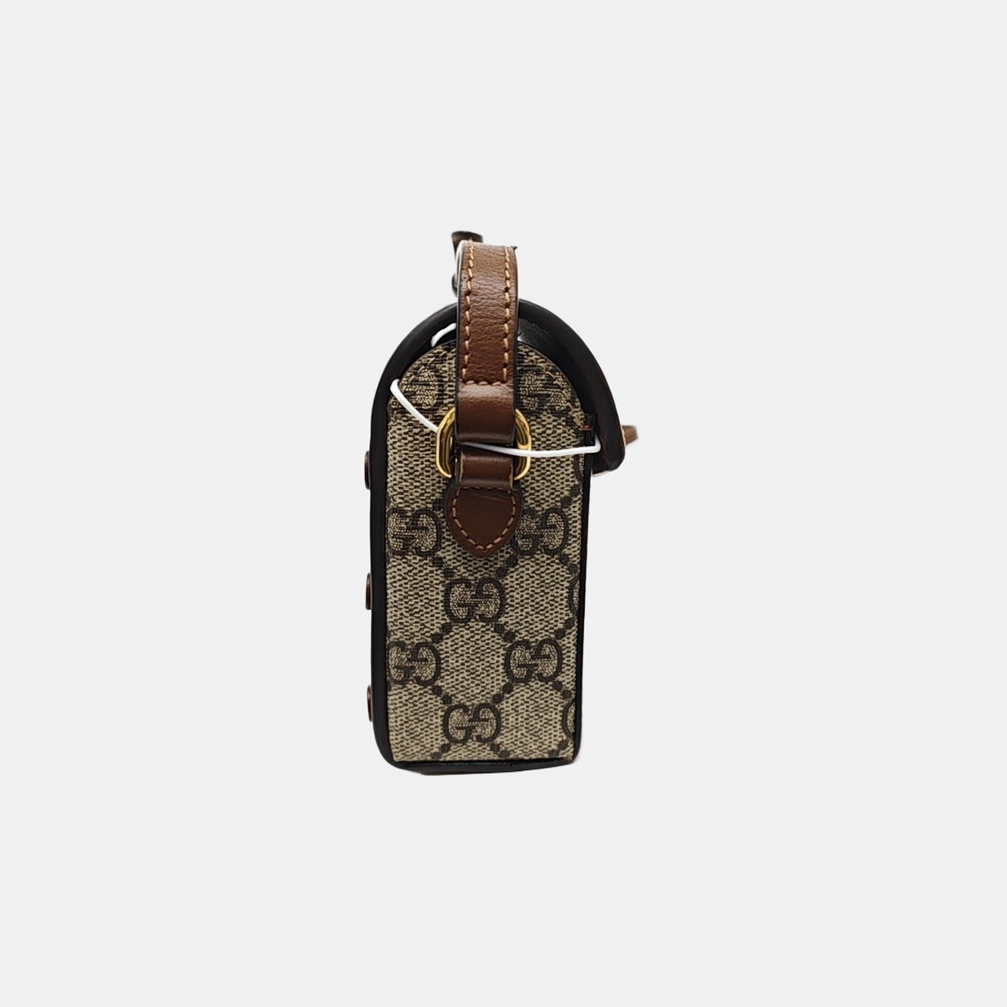 Horsebit 1955 Mini Monogram Coated Canvas Beige