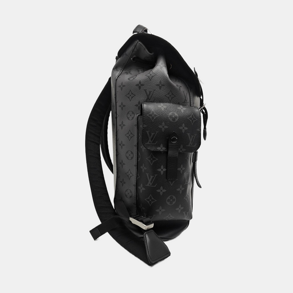 CHRISTOPHER Monogram Coated Canvas Gray